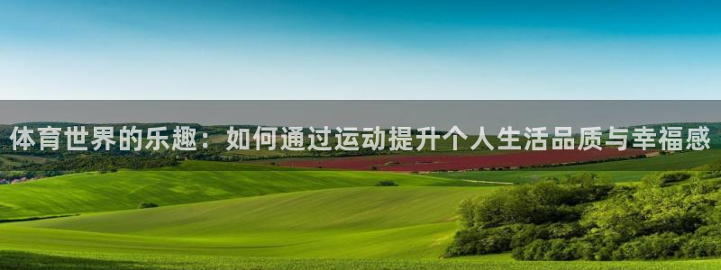 意昂5Kgame2代理注册：体育世界的乐趣：如何通过运动提升个人生活品质与幸福感