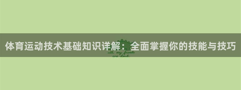 意昂5Kgame体育凯捷代理注册：体育运动技术基础知识详解：全面掌握你的技能与技